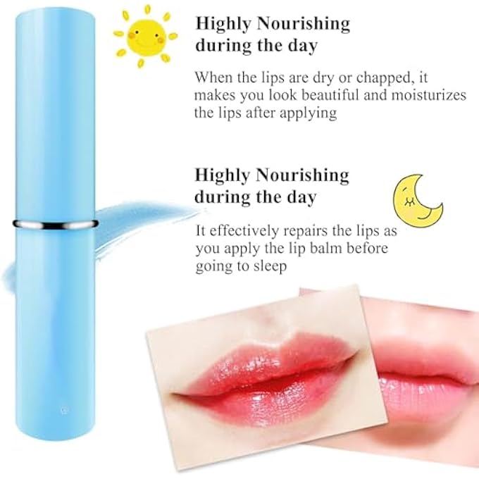 Goreem HYALURONIC ACID LIP BALM MOISTURIZING LIP PLUMPER REDUCE FINE LINES RELIEVE DRYNESS LONG-LASTING PROTECTION NOURISHING LIP CARE - Image 3